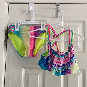 BREAKING WAVES 2PC BATHING SUIT SIZE 10